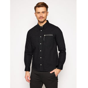 Calvin Klein pánská černá košile - L (1BY)